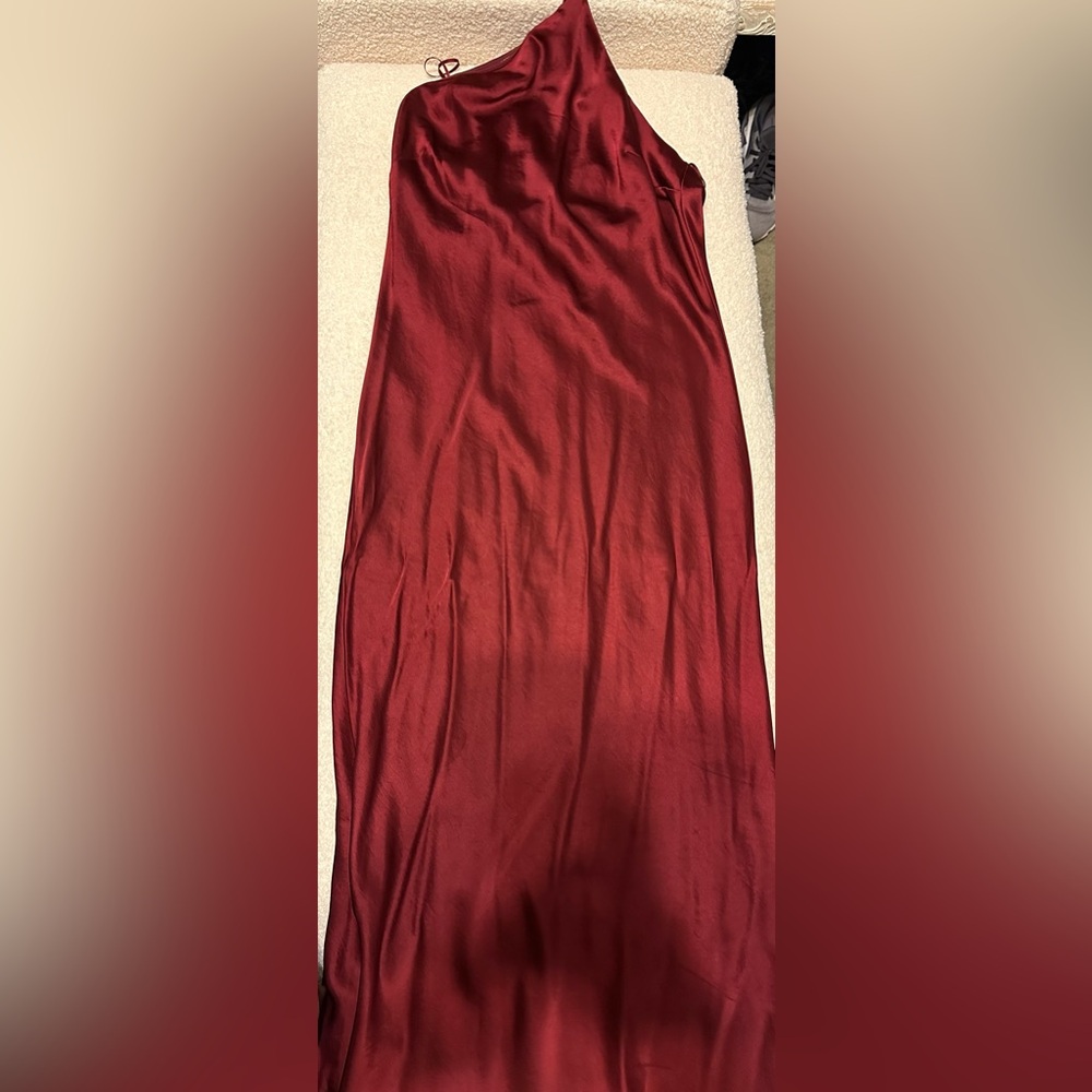 Express Red Maxi Pencil Skirt for Work